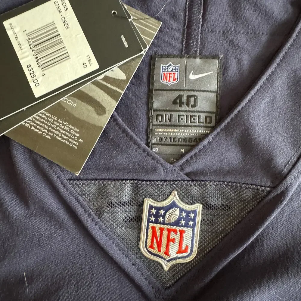 NWT Nike Khalil Mack NFL Chicago Bears Nike Vapor Elite Navy Jersey Men 40 M
